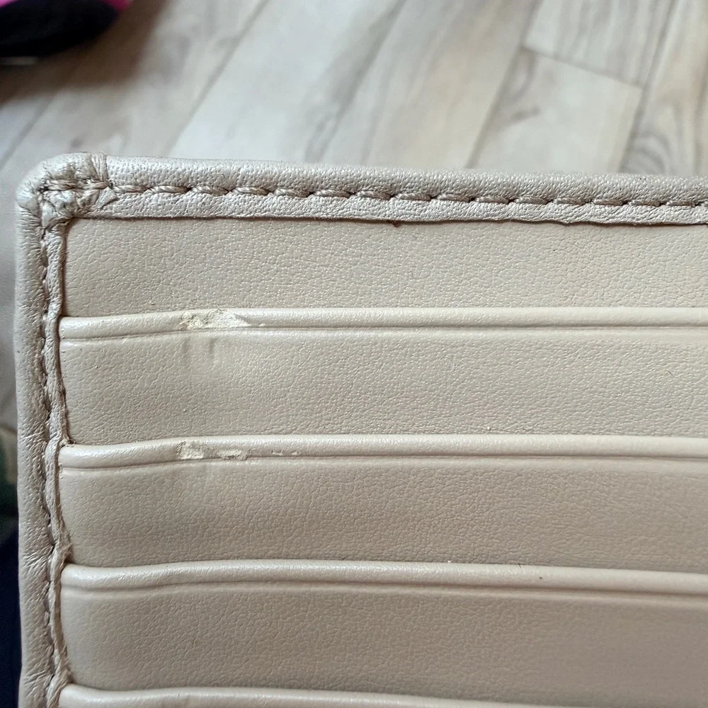 Authentic Coach beige wallet